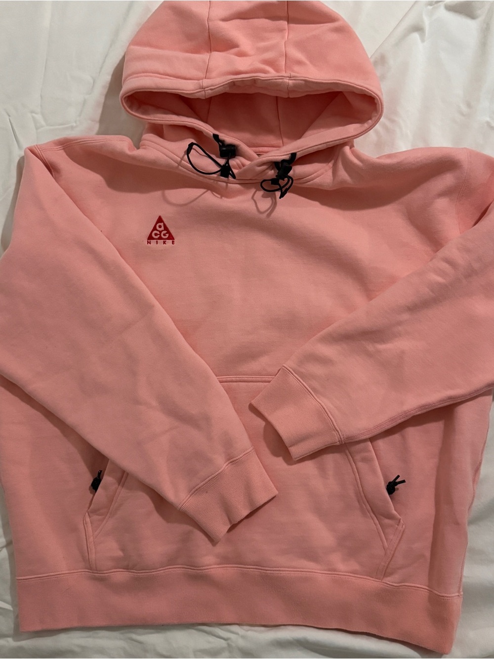 Nike ACG Pink Crewneck Hooded Sweatshirt